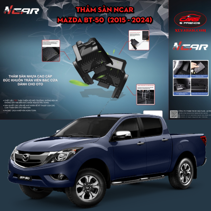Thảm sàn Ncar cho MAZDA BT50